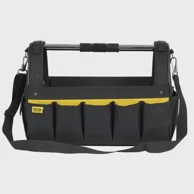 STANLEY Torba za alat 18", otvoreni dizajn, crna, više džepova, vodootporna baza